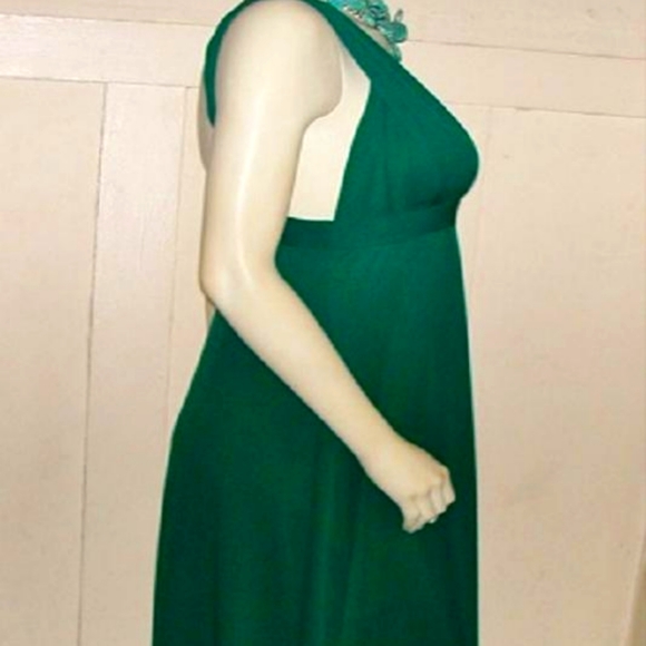 Emerald Green Sundress Jumper Sz S - Picture 3 of 3